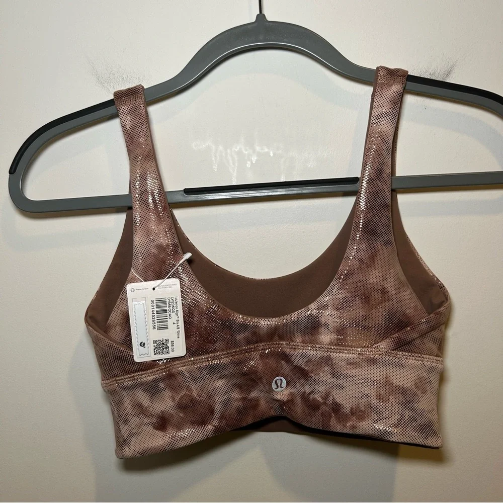 NWT Lululemon Align Bra Shine *Light Support, A/B Cup Size 4